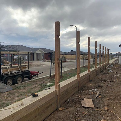 Retaining walls Rockbank